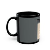 Toplen Black Mug Simple 11oz, 15oz