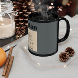 Toplen Black Mug Simple 11oz, 15oz