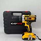 2 Battery 21V Cordless Drill Combi Driver High Power Electric Screwdriver
