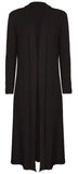 Womens Long Sleeve Full Length Open Front Cardigan 8-26