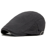 Adjustable Newsboy Cotton Hats Warm Flat Beret Ivy Cap