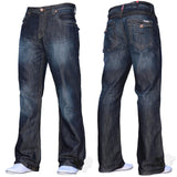 New Mens Boys Straight Leg Stylish Jeans All Waist & Sizes - Toplen