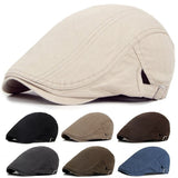 Adjustable Newsboy Cotton Hats Warm Flat Beret Ivy Cap