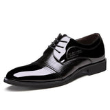 Pointed Toe Leather Shoes Business Wedding - Toplen