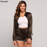 Women Sporting Suits Two Piece Set Tracksuit - Toplen