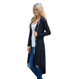 Women Loose Long Sleeve Cardigan - Toplen