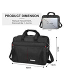 Waterproof Laptop Bag Padded Business Work Briefcase Messenger Shoulder Bag