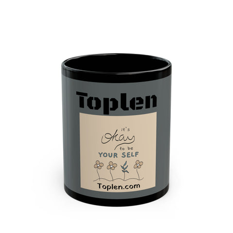 Toplen Black Mug Simple 11oz, 15oz