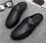 Mens Leather Summer Casual Shoes Comfortable Walking Loafers