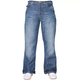 Mens Straight Leg Bootcut Wide Leg Jeans