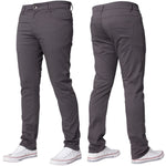 Mens Chinos Trousers Cotton Slim Fit Jeans Straight Leg Designer Casual