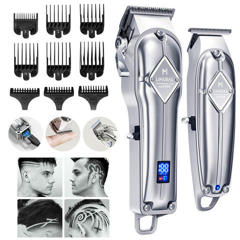 Limural Hair Clippers Trimmer Mens Cordless Shaver Cutting Machine