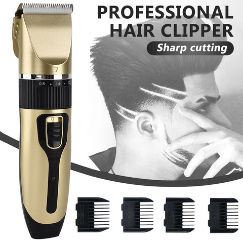 Mens Cordless Shaver Hair Cutting Machine Rechargeable