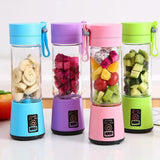 Portable 380ML Mixer Rechargeable USB Juicer Fruit Blender