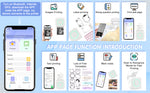 Mini Pocket Thermal Printer Mobile Bluetooth Phone Photos Label Printing Machine