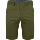 Mens Stretch Chino Cotton Casual Summer Shorts