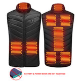 Unisex Heated Vest USB Electric Winter Body Warmer Jacket