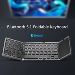 Mini Foldable Wireless Bluetooth Keyboard with Touchpad for PC Smartphone