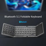 Mini Foldable Wireless Bluetooth Keyboard with Touchpad for PC Smartphone