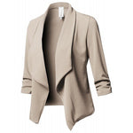 Ladies Formal Work Blazer Open Front Outwear Coat