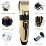 Mens Cordless Shaver Hair Cutting Machine Rechargeable