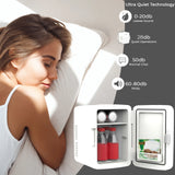 Mini Fridge Table Top Electric Cooler Warmer Portable 4/10/15L