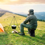 Portable Folding Adjustable Stool Indoor Outdoor