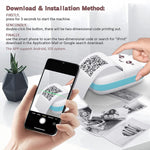 Mini Pocket Thermal Printer Mobile Bluetooth Phone Photos Label Printing Machine