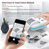 Mini Pocket Thermal Printer Mobile Bluetooth Phone Photos Label Printing Machine