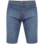 Mens Denim Shorts Stretch Slim Fit Regular Summer Short Jeans