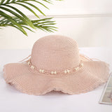Women Floppy Foldable Ladies Straw Beach Sun Hat