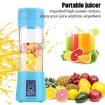 Portable 380ML Mixer Rechargeable USB Juicer Fruit Blender