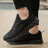 Men's Running Sports Fitness Gym Comfy Lace up Trainers Shoes Unisex