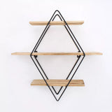 3 Tier Floating Wall Shelves Storage