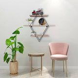 3 Tier Floating Wall Shelves Storage