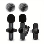 Wireless Microphone Audio Video Recordings Mini Mic For iPhone Android