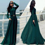 Women Long Maxi Dress Party Cocktail Evening Dress Beach Sundress - Toplen