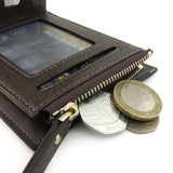 Mens Luxury Soft Leather Wallet With Zip - Toplen