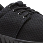 Mens Mesh Lightweight Trainer Black - Toplen