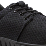 Mens Mesh Lightweight Trainer Black - Toplen