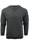 Mens Crew Neck Sweatshirt Jumper Long Sleeved - Toplen