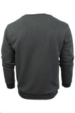 Mens Crew Neck Sweatshirt Jumper Long Sleeved - Toplen