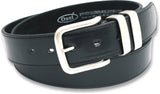 Mens Ossi Black Brown Tan Leather Lined 38mm Jeans Belt with Gift Box Option - Toplen