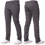 Mens Slim Fit Chinos Stretch Skinny Casual Smart Jeans All Waist - Toplen