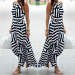 Ladies Summer Maxi Boho Long Dress Evening Cocktail Party Dress - Toplen