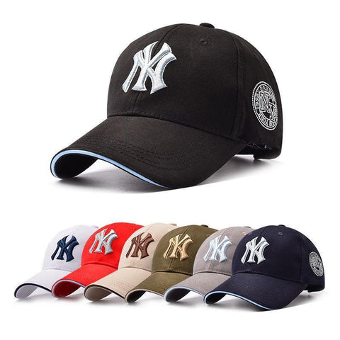 Men Women NY Snapback Baseball Caps Casual Adjustable Hat - Toplen