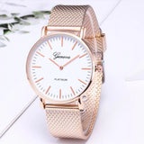 Ladies Fashion Gold Silver Black White Wrist Watches