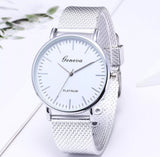 Ladies Fashion Gold Silver Black White Wrist Watches