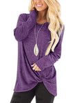 Womens Long Sleeve Casual Loose Tops - Toplen