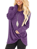 Womens Long Sleeve Casual Loose Tops - Toplen